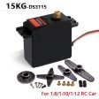 1X free shipment Original factory High Torque Servo 15kg DS3115 Servo Metal gear servo For rc car boat plane Cheap