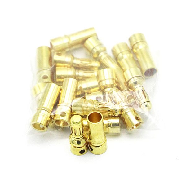 20 40pcs 3.5mm Gold Bullet Banana Connector Plug For ESC Battery Motor (10 20 pair) Online