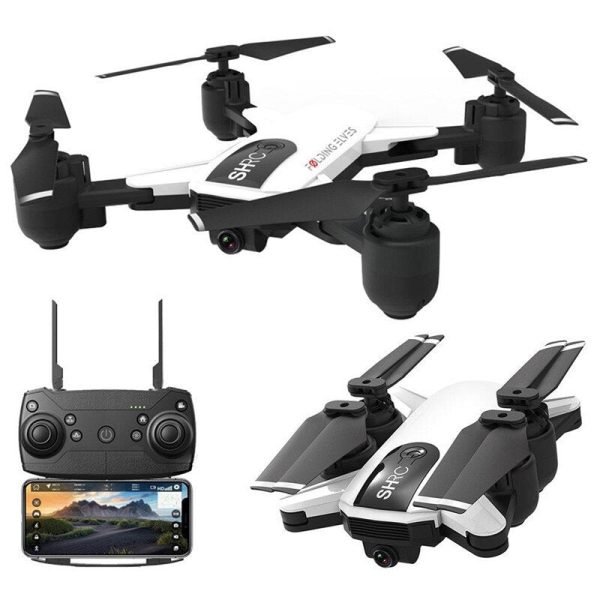 SHRC H1G 1080P 5G WiFi FPV GPS Follow Me Mode Foldable 25mins Flight Time RC Drone Quadcopter RTF on Sale