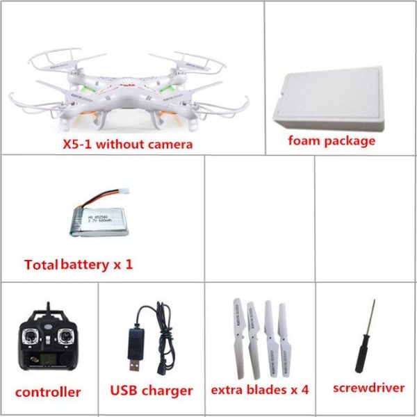 Syma X5C X5C-1 (Drone with Camera 2.0MP) Quadrocopter with Camera RC Drone Quadcopter or Syma X5 X5-1 (No Camera) 2.4G 4CH Dron Sale