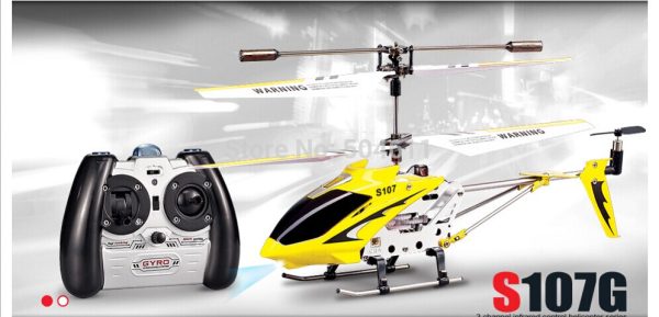 Syma S107G IR 3-channel RC Single-blade Remote Control Helicopter Model Toys RTF Sale