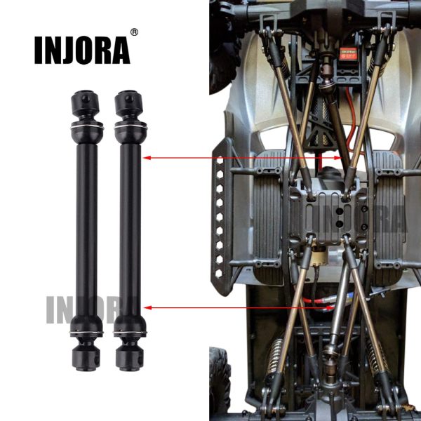 2PCS 112-152mm Metal Steel Universal Drive CVD Shaft for RC Crawler Car SCX10 90046 D90 RC Cars Part Accessories Online Sale