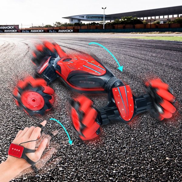 Twisted RC Car Off-Road Vehicle Stunt Gesture Remote Control Drift Light Music Drift Dancing Double Side Driving Stunt Car gesto Cheap