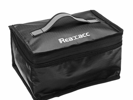 Upgraded Realacc Fireproof Waterproof Lipo Battery Safety Bag Handbag Soft Suitcase With Luminous Handle Boxes for RC Battery on Sale