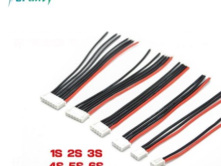 1s 2s 3s 4s 5s 6s 22AWG Cable 10CM (100MM) RC Lipo Battery Charger Wiring 7.4v 11.1v 14.8v 22.2v For IMAX B3 B6 Balance Charger Hot on Sale