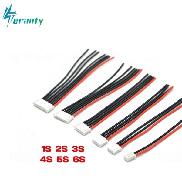 1s 2s 3s 4s 5s 6s 22AWG Cable 10CM (100MM) RC Lipo Battery Charger Wiring 7.4v 11.1v 14.8v 22.2v For IMAX B3 B6 Balance Charger Hot on Sale