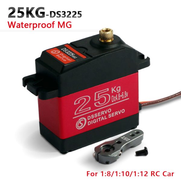 1X DS3225 update servo 25KG full metal gear digital servo baja servo Waterproof servo for baja cars+Free Shipping Fashion