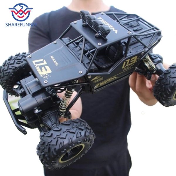 1:12 4WD RC car update version 2.4G radio remote control car car toy car 2017 high speed truck off-road truck children s toys on Sale