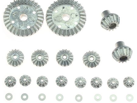 16Pcs12T 24T 30T Motor Driving Gear Planet Gear Differential Gear Combo Set For Wltoys 12428 12423 12628 Rc Car Model Parts Moto For Sale