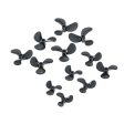 1 pairs High Strength D28 32 36 40 44 48mm 3 Blades 4mm Rc Boat Three Blades Paddle Nylon Boat Propeller Positive &Reverse Screw Online