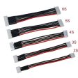 10PCS Lipo Battery Balance Charger Cable 11CM 2S 3S 4S 5S 6S 22AWG Cable Soft Silicon Wire Plug For IMAX B3 B6 Hot on Sale