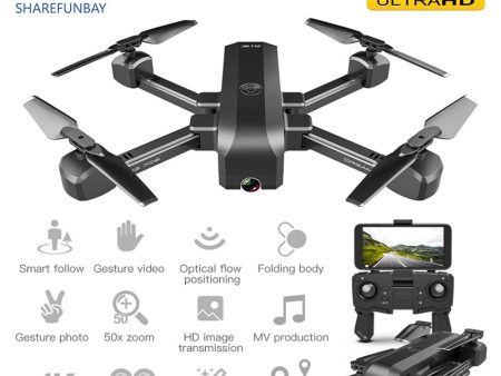 SG706 drone 4K WiFi 1080p dual camera quadcopter optical flow stability height RC helicopter RC toy drone with camera Online Sale