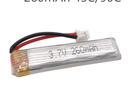 3.7V 260mAh 45C   90C 1S 3.8V Lipo Battery PH2.0 Plug Connecor for Happymodel Mobula7 for US65 UK65 QX65 Drone FPV Part For Sale