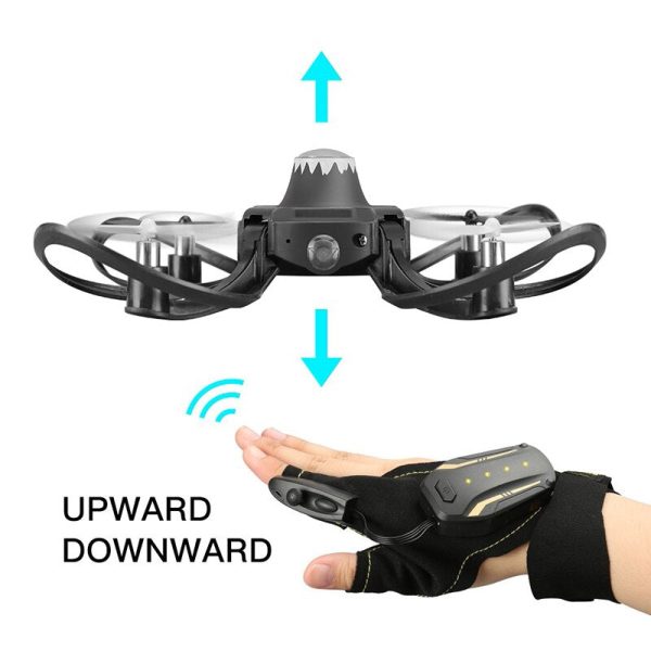 2019 New Original W606-16 Valcano Gloves Control Interactive Mini Drone Quadcopter Wifi FPV 480P Camera RC Helicopter Quadcopter Discount