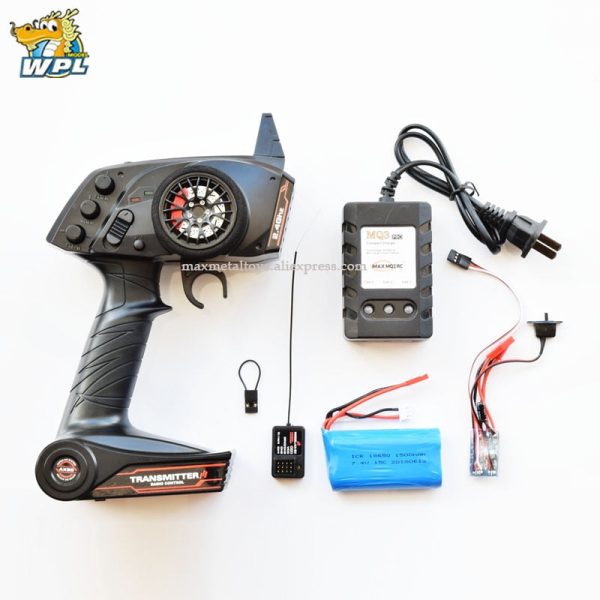 WPL Upgrade Transmitter OP Fitting Accessories Full Scale Remote Control Model Ship Model General Purpose 3 Channel Transmission Cheap