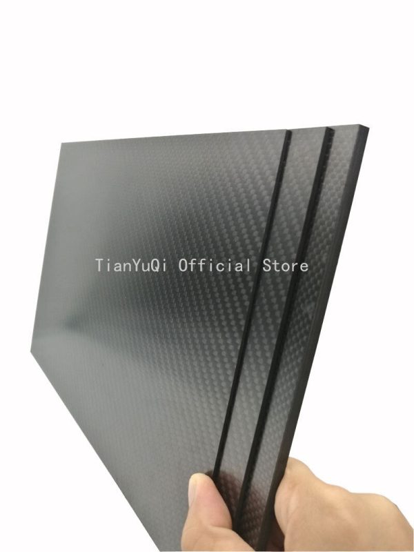 200X300 mm High Composite Hardness Material Carbon Fiber Board 0.5, 1,1.5, 2,3, 4, 5mm Carbon Plate Panel Sheets Supply