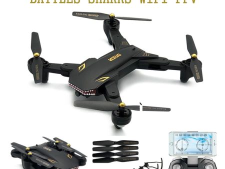 VISUO XS809S BATTLES SHARKS WIFI FPV Wide Angle Camera Foldable RC Drone Quadcopter VS Visuo XS809HW SX812 SG106 906 M69 M70 For Sale