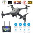 2019 NEW K20 Drone With 4K Camera Dual GPS One-Key Return Headless Mode Follow Me Circle Fly RC Drones toys Online now