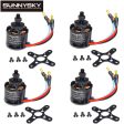 1pcs 100% Original SUNNYSKY X2212 980KV 1250KV KV1400 2450KV Brushless Motor (Short shaft )Quad-Hexa copter Fashion