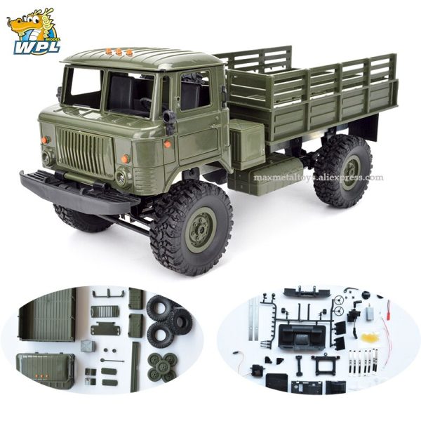 WPL B24 1:16 KIT DIY RC Truck 4WD 2.4G Off-road Simulation Racing Car Radio-Controlled Car Carrinho de controle For Discount