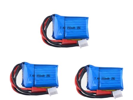 2 3 pcs 7.4V 250mAh 25C 2S Short Card li-po Battery For Mini Remote Control Car 1 35 Rc Mini Helicopter Fashion