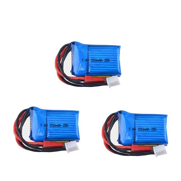 2 3 pcs 7.4V 250mAh 25C 2S Short Card li-po Battery For Mini Remote Control Car 1 35 Rc Mini Helicopter Fashion