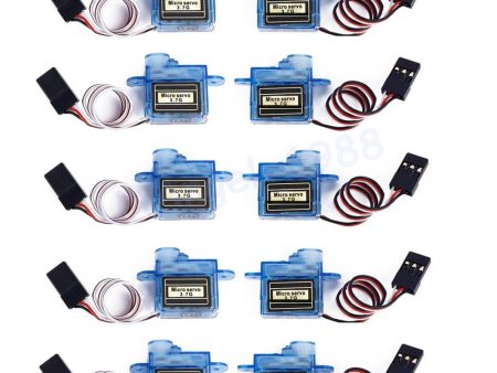 10pcs lot Mini 3.7g Micro Servo RC plane Helicopter Boat Car Trex 250+Free shipping Supply