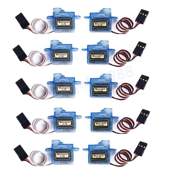 10pcs lot Mini 3.7g Micro Servo RC plane Helicopter Boat Car Trex 250+Free shipping Supply