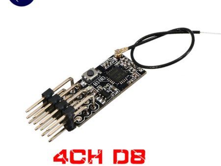 2PCS 2.4G 4CH Mini Frsky D8 Compatible Receiver With PWM Output for FRSKY DJT DFT DHT Transmitter RC FPV Racing Drone Online Sale