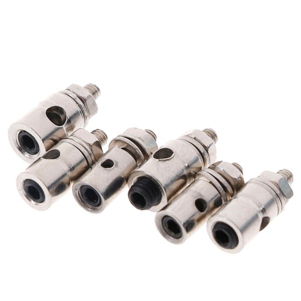 10Pcs 2.1mm 1.8mm 1.5mm 1.1mm Adjustable RC Diameter Helicopter Rc Boat Airplane Boat Pushrod Linkage Stopper Servo Connectors Online Sale