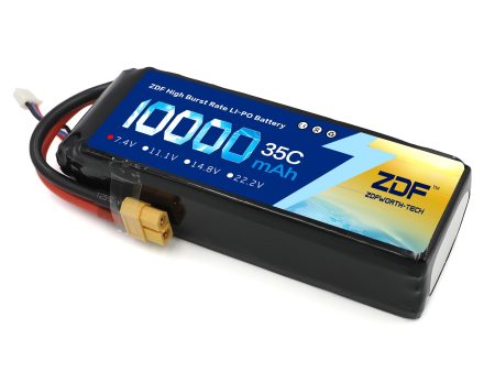 ZDF RC Car Lipo Battery 2S 3S 7.4V   11.1V 10000mah 35C Max 70C XT90   XT60  T Plug For Rc Airplane Traxxas Car RC Truck Supply