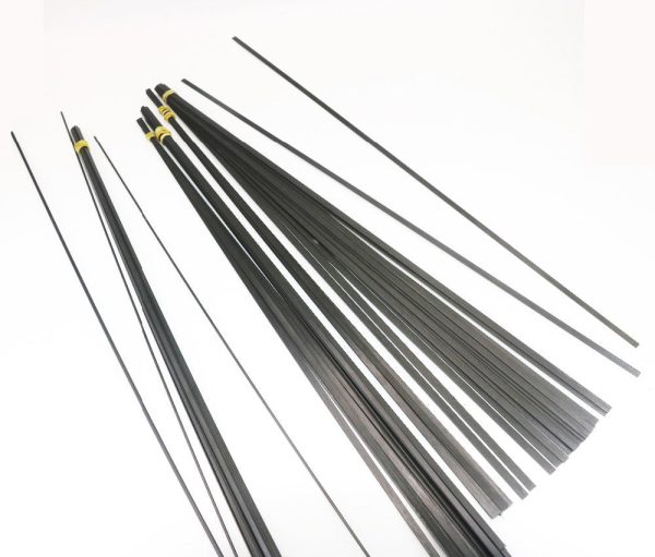 16pcs lot Carbon Fiber Material 0.5mm*3mm 0.6*5 1*3 1*4 1*5 1*6 Carbon fiber sheet for RC Quadcopter Multicopter ( 0.5 Meter) Hot on Sale