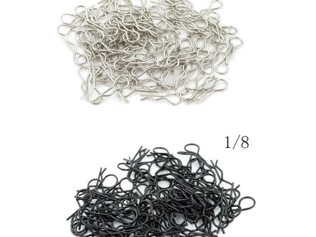 100pcs lot 1 10 1 8 Stainless Steel Body Clips Pins For RC Car Racing Shell Wind Tail Parts Online