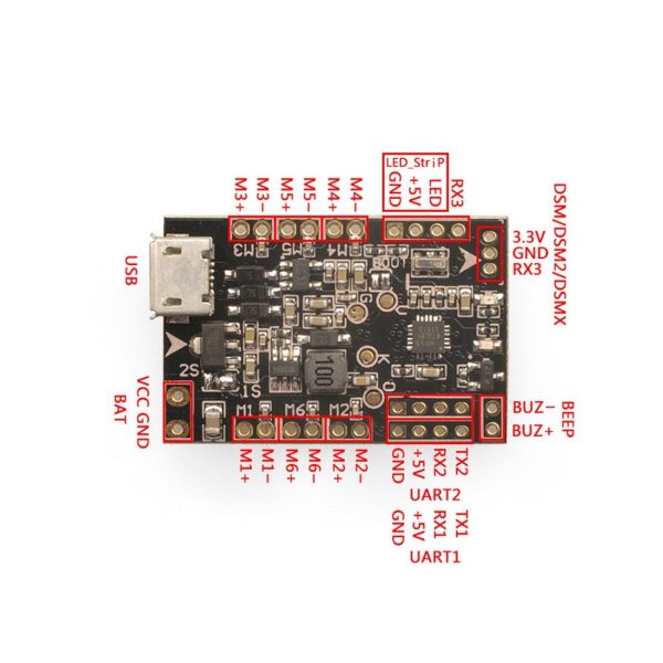 SP RACING F3 EVO V2.0 Brush Flight Control Board For Tiny 90mm 120mm 125mm FPV Micro Quadcopters Better than Scisky 32bits Online now